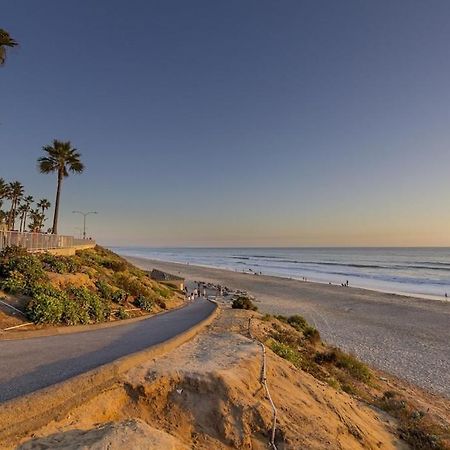 Ocean View From Private Patio, Across Street From Beach Apartment Carlsbad Bagian luar foto