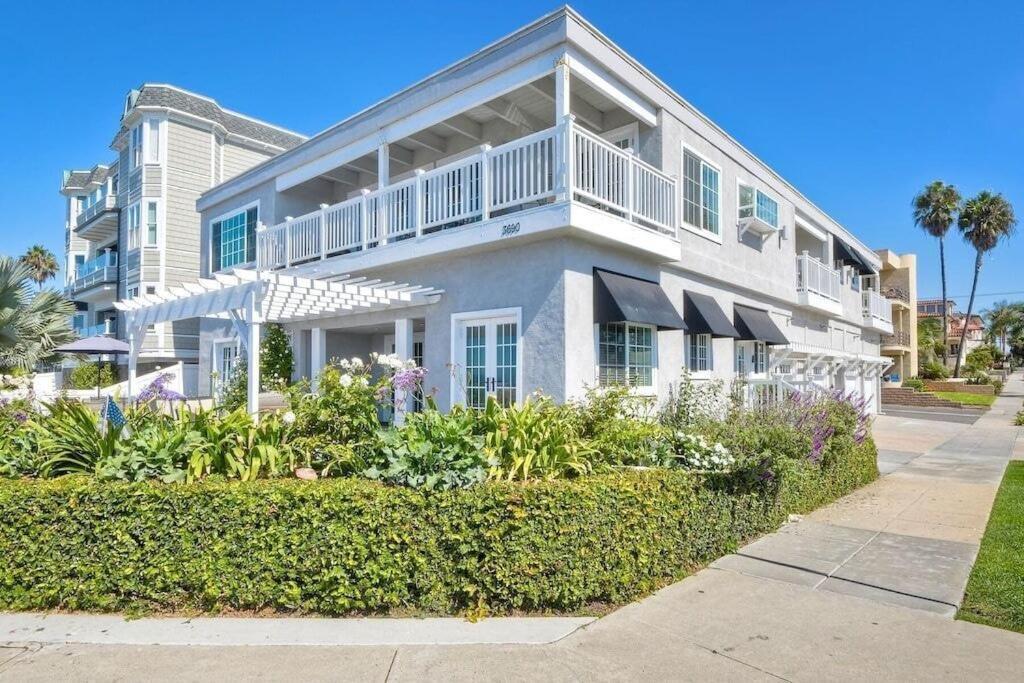 Ocean View From Private Patio, Across Street From Beach Apartment Carlsbad Bagian luar foto