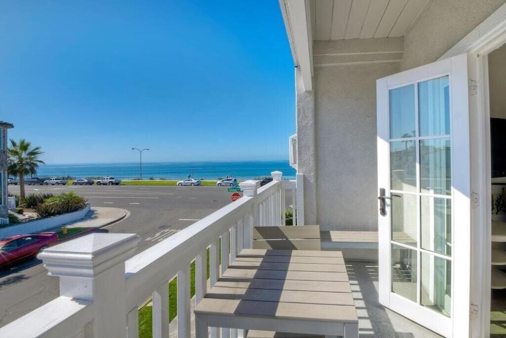 Ocean View From Private Patio, Across Street From Beach Apartment Carlsbad Bagian luar foto