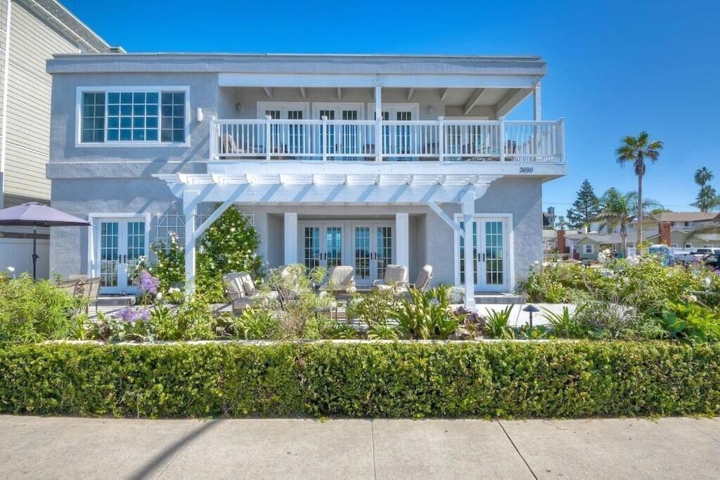 Ocean View From Private Patio, Across Street From Beach Apartment Carlsbad Bagian luar foto